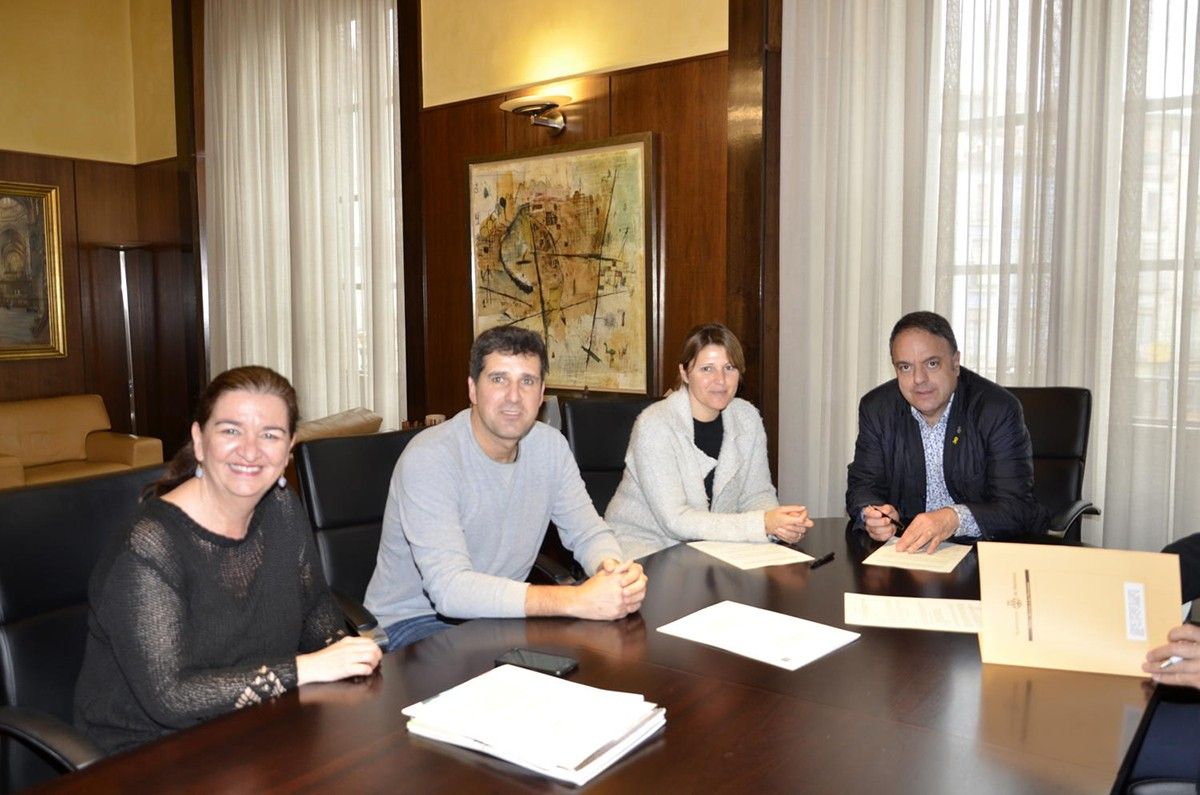 Signatura del conveni amb SoluBages i Sant Andreu Salut