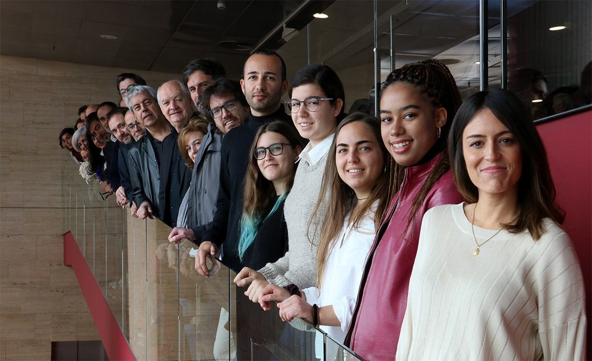 Foto de família de la presentació del DocsBarcelona