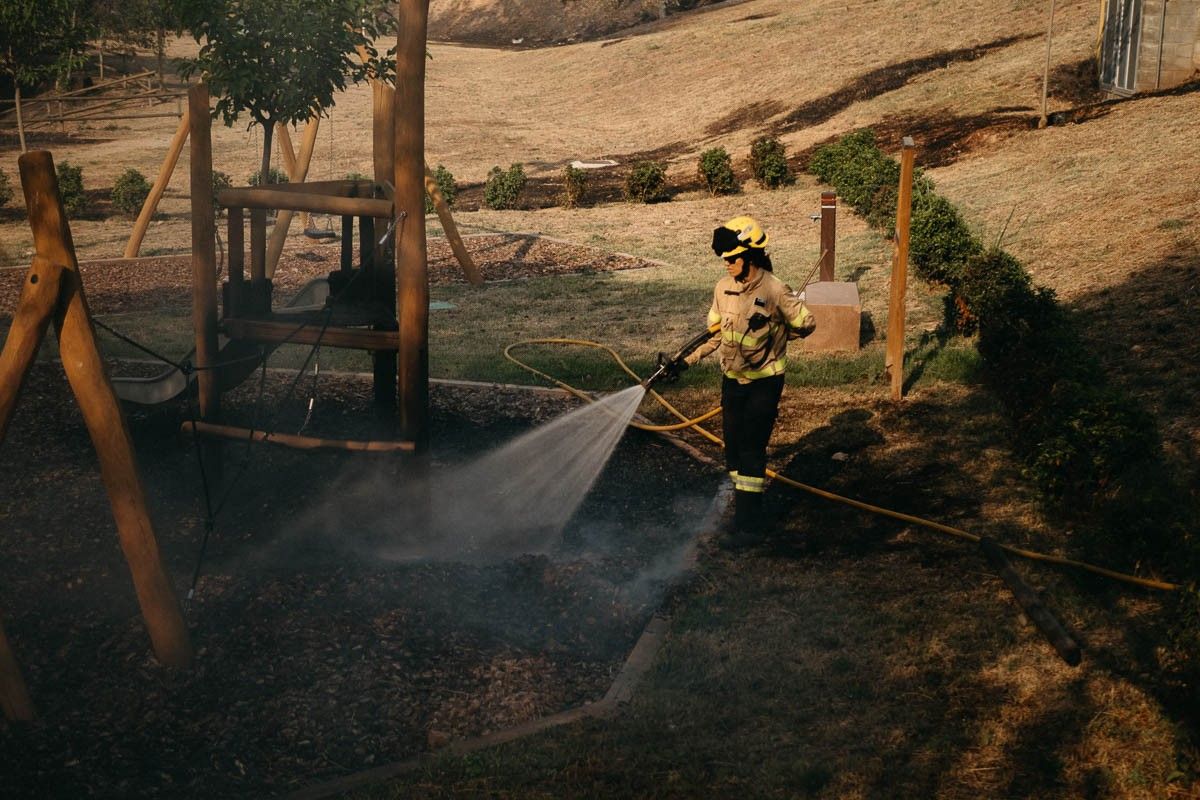 Sant Fruitós aplica mesures urgents als afectats per l'incendi