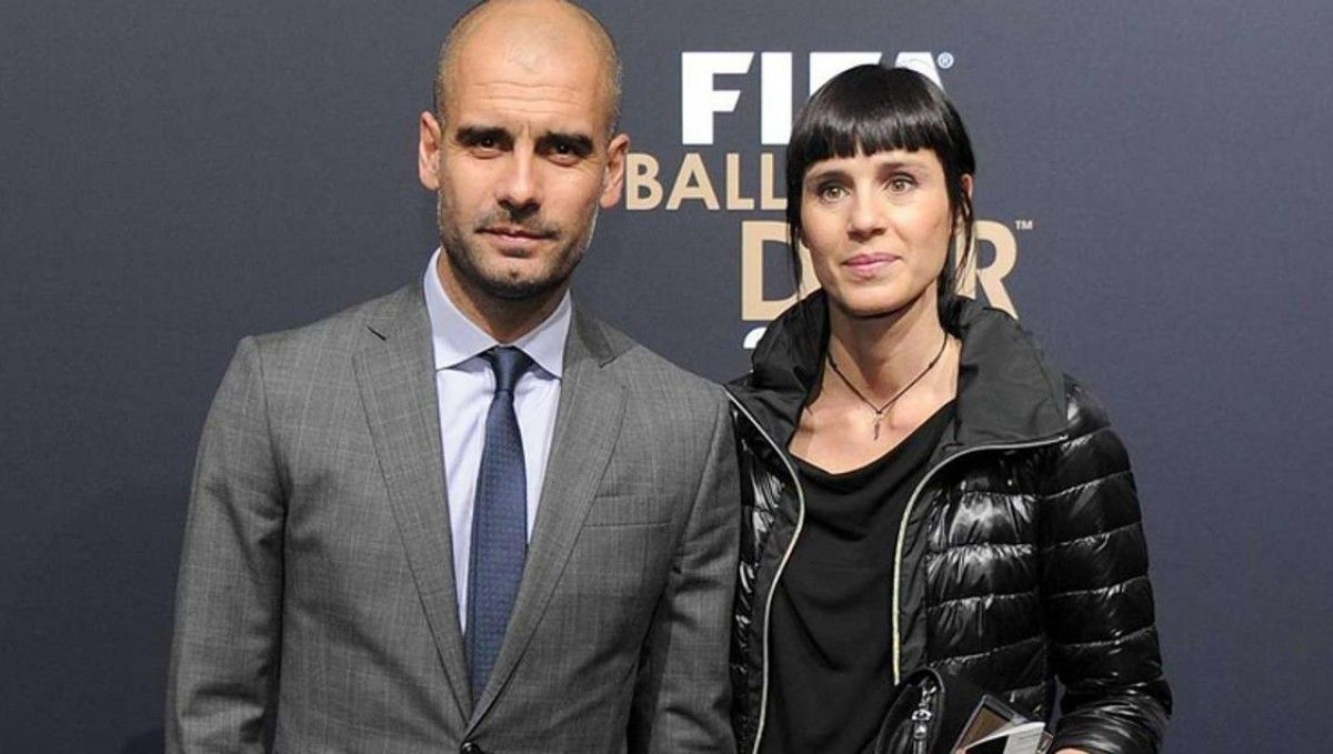 Pep Guardiola i la seva dona, Cristina Serra