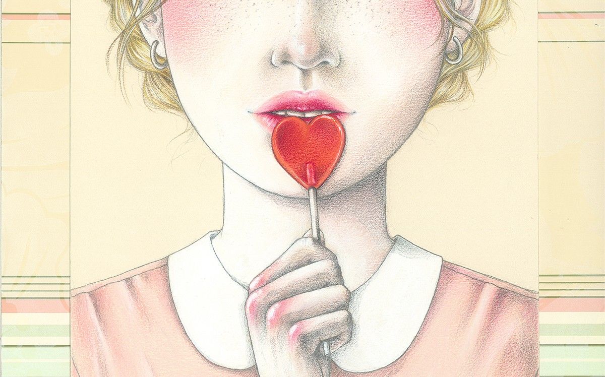 Obra de la sèrie «Lolita» d'Iris López, que es podrà veure a la Llibreria Papasseit