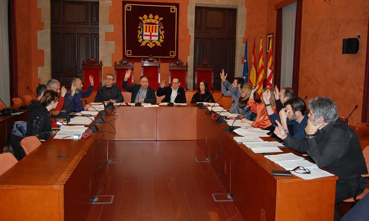 Junta General del Consordi de l'Agulla reunida aquest divendres a l'Ajuntament de Manresa