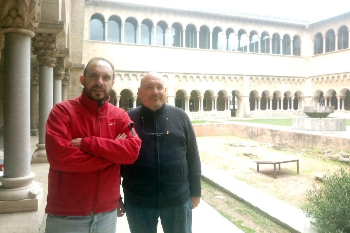 Fernando Vilariño,  impulsor de la Library Living Lab de Volpelleres i Lluís Campins, director del Museu de Sant Cugat