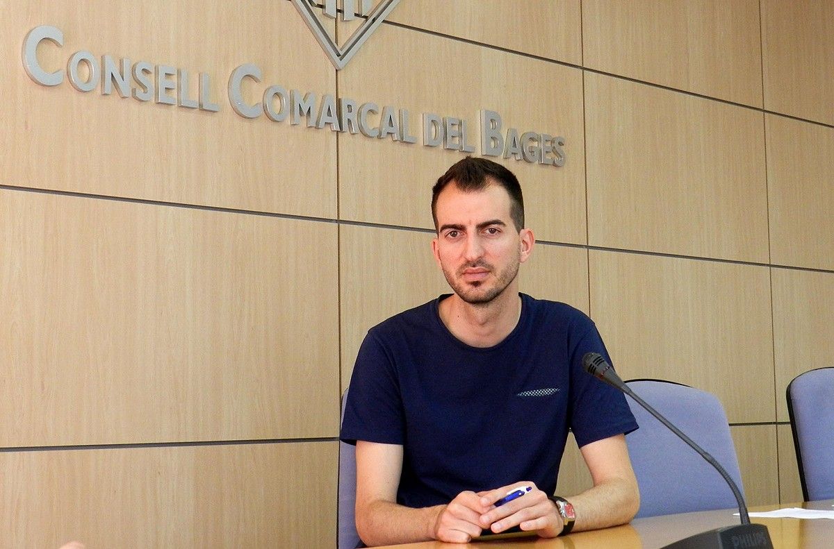 El conseller comarcal del Bages per ICV, Albert Marañón