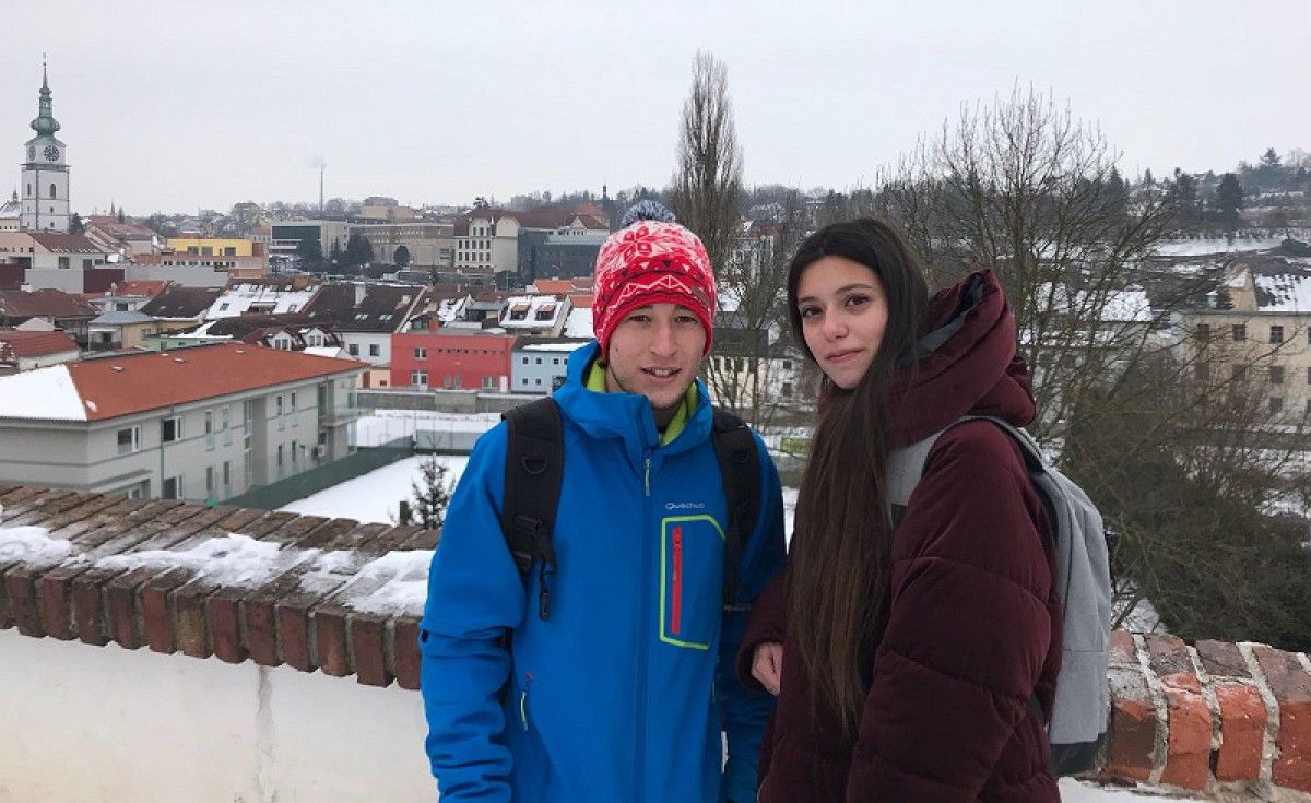 Els dos estudiants bagencs a Praga