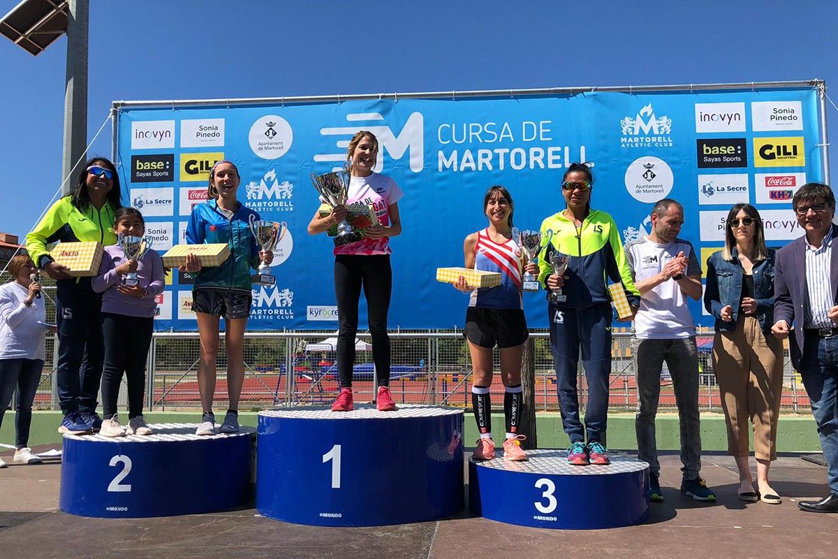 Bronze d'Estefania Ruiz en la cursa de 10 quilòmetres de Martorell