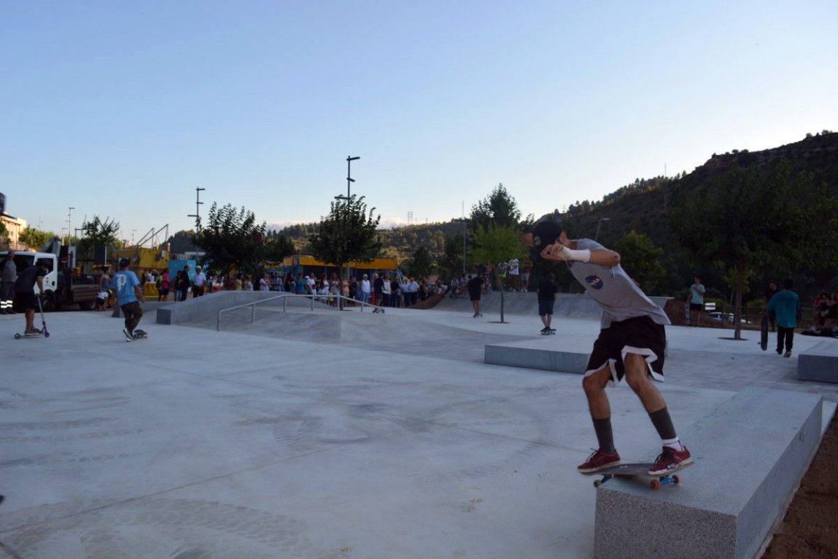 L'skateparc remodelat del Pont de Vilomara