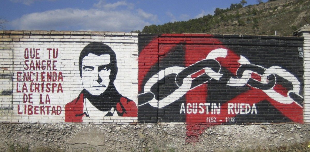 Mural en record a Agustín Rueda