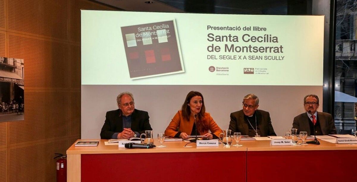 Presentació del llibre sobre Santa Cecília de Montserrat