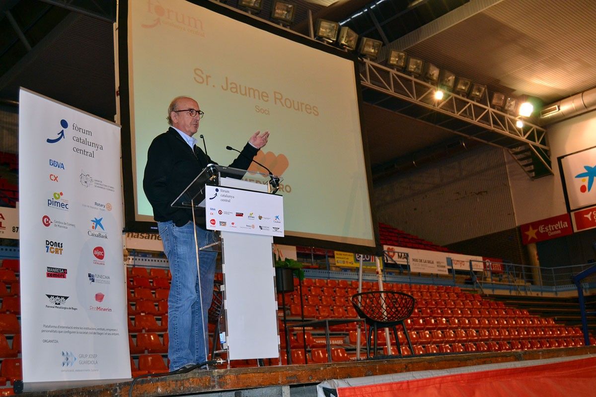 Jaume Roures durant la seva intervenció