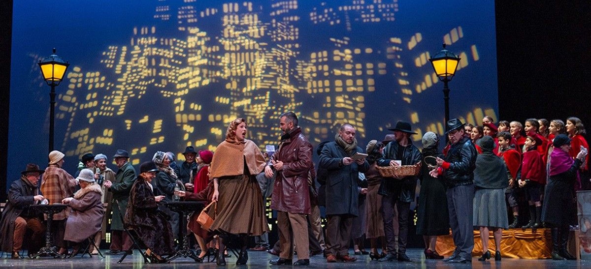Els Amics de l'Òpera de Sabadell interpretant «La bohème» de Puccini