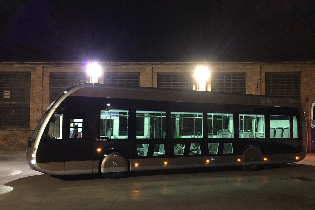 Autobús 100% elèctric que està provant l'Ajuntament de Manresa