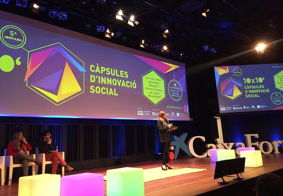 5a Jornada «10x10 Càpsules d'Innovació Social» a l'Auditori CosmoCaixa