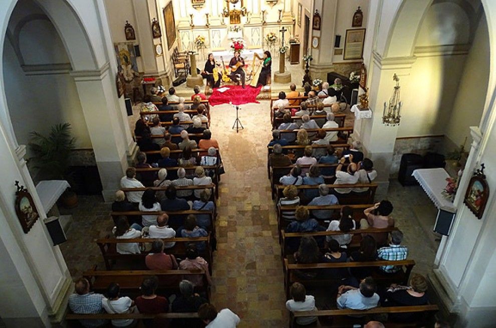 Imatge d'arxiu d'un concert de Música i Romànic a l'església de Sant Mateu