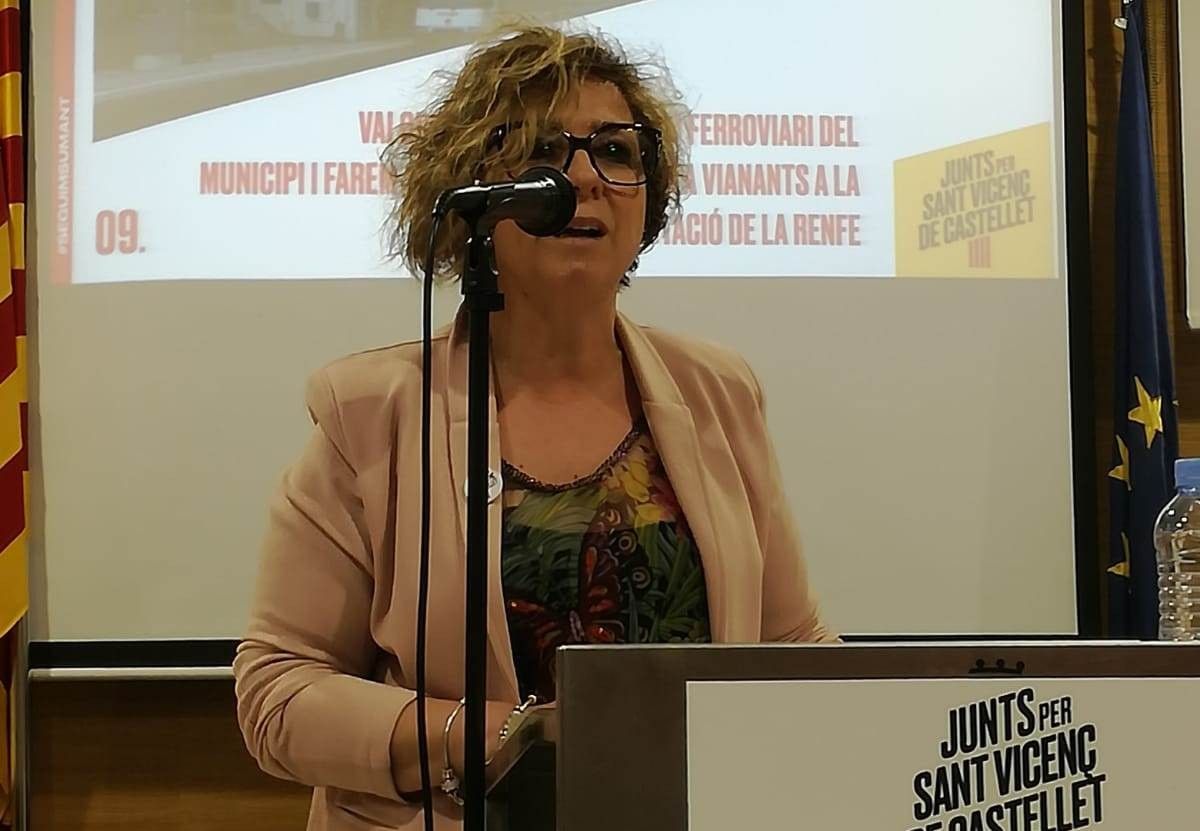 Carme Jiménez, alcaldable per Junts per Sant Vicenç de Castellet