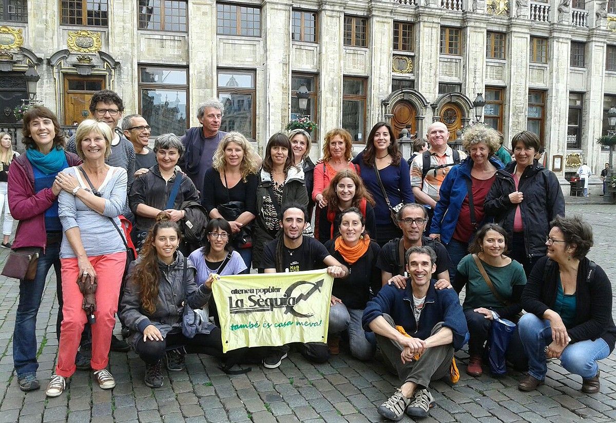 Membres de la coral InCordis i de la Rue de la Victoire a Brussel·les