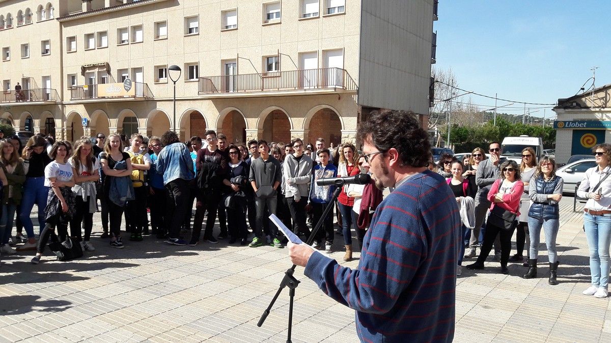 L'alcalde Jaume Casals ha donat la benvinguda als alumnes europeus