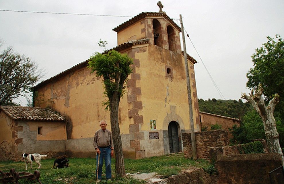 Exterior de l'església de Santa Eulàlia d'Argençola