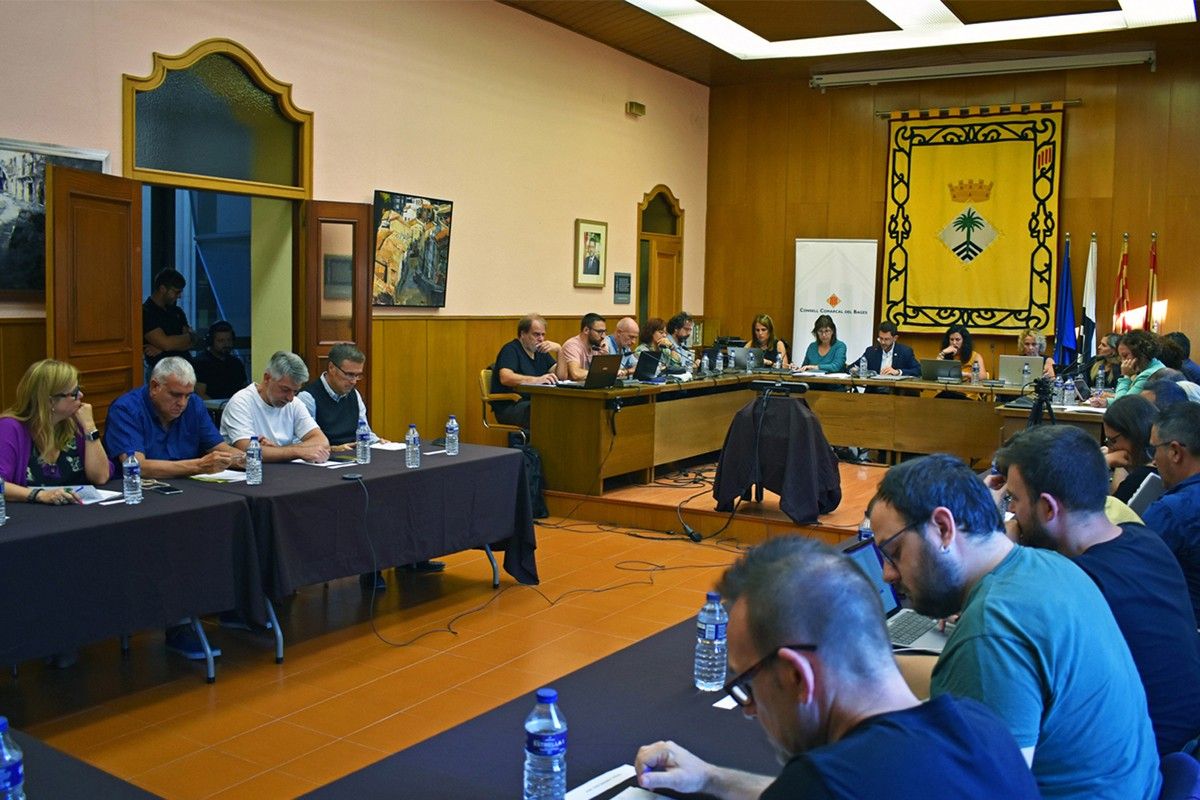 Ple del Consell Comarcal del Bages celebrat a l'Ajuntament de Súria