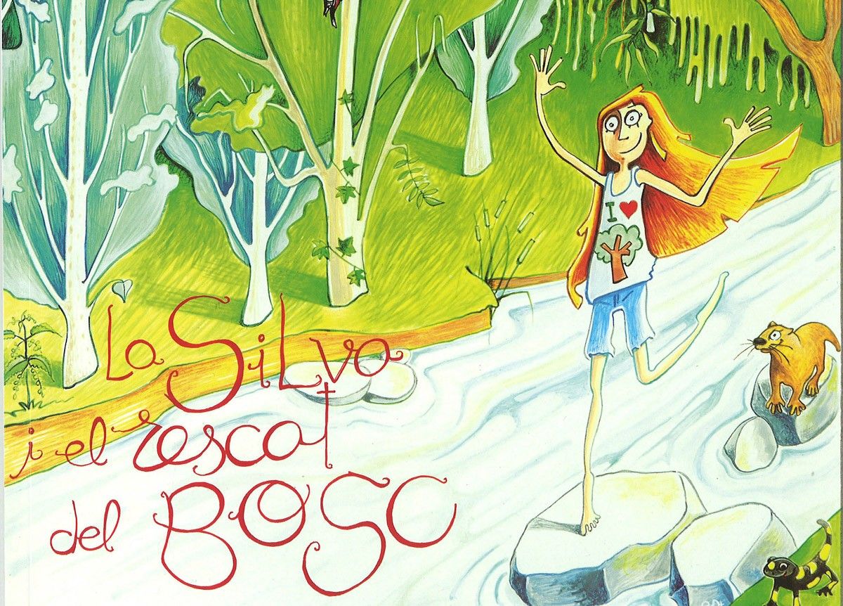 Part de la portada del llibre «La Silva i el Rescat del Bosc»