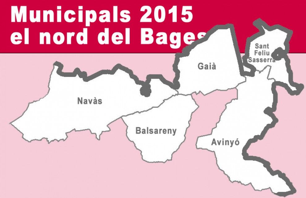 Els municipis del nord del Bages.
