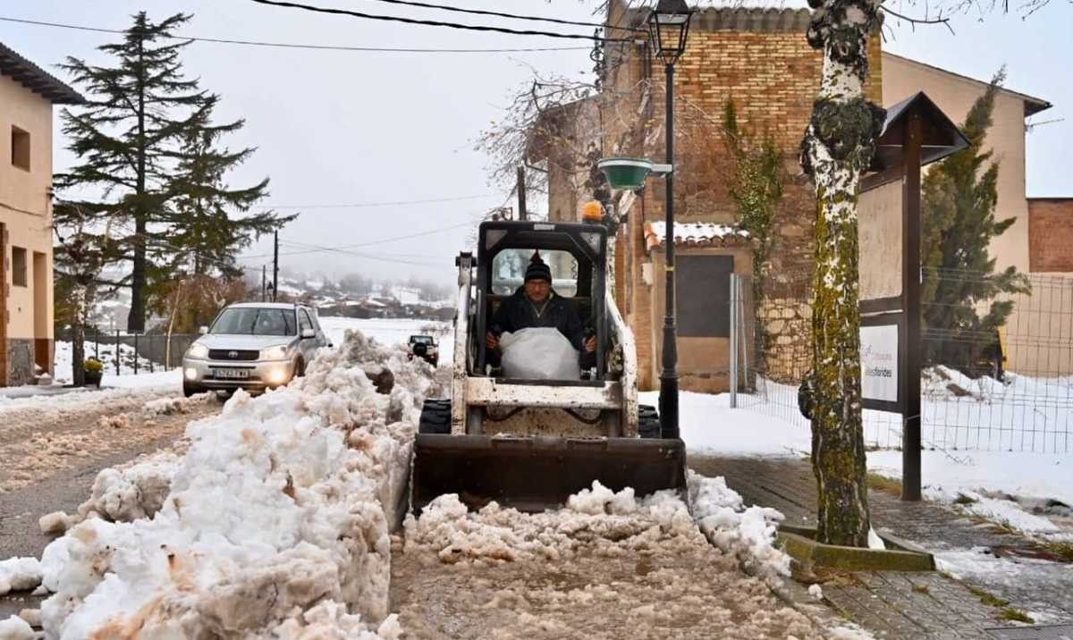 Collsuspina és un dels municipis que s'ha vist afectat per la neu