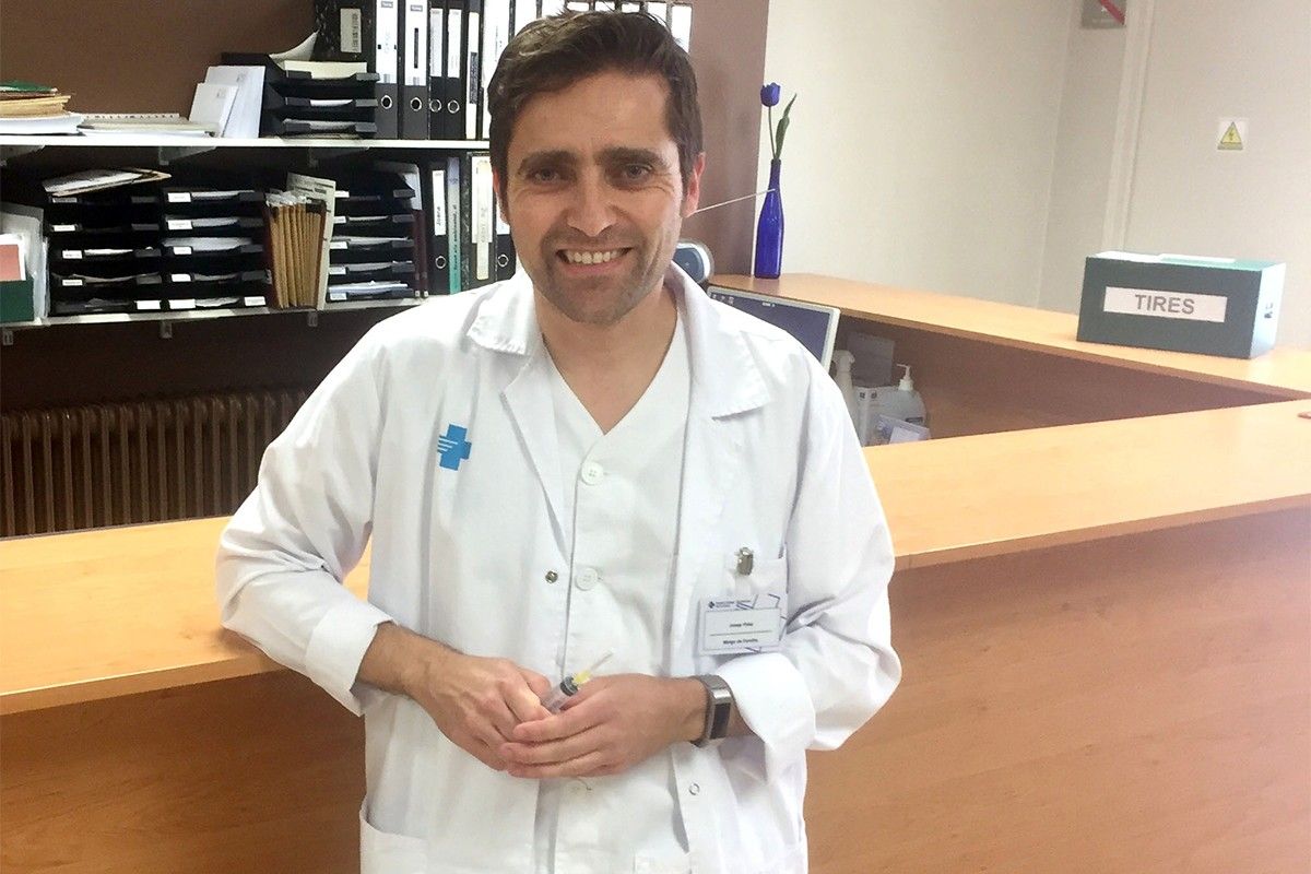 El doctor Josep Vidal, un dels desenvolupadors de l'estudi