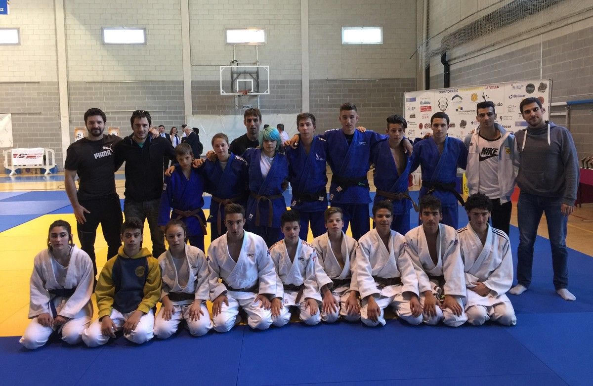 Part dels judokes desplaçats a Andorra
