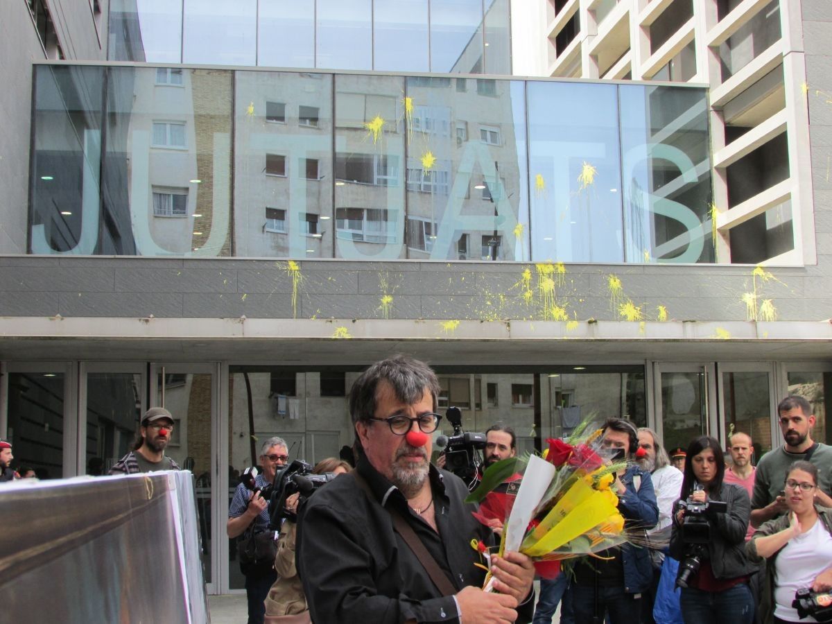 Jordi Pesarrodona a l'entrada dels jutjats el passat 23 d'abril