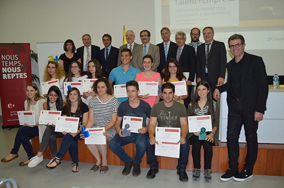 Alumnes reconeguts en el Talent+Empresa.