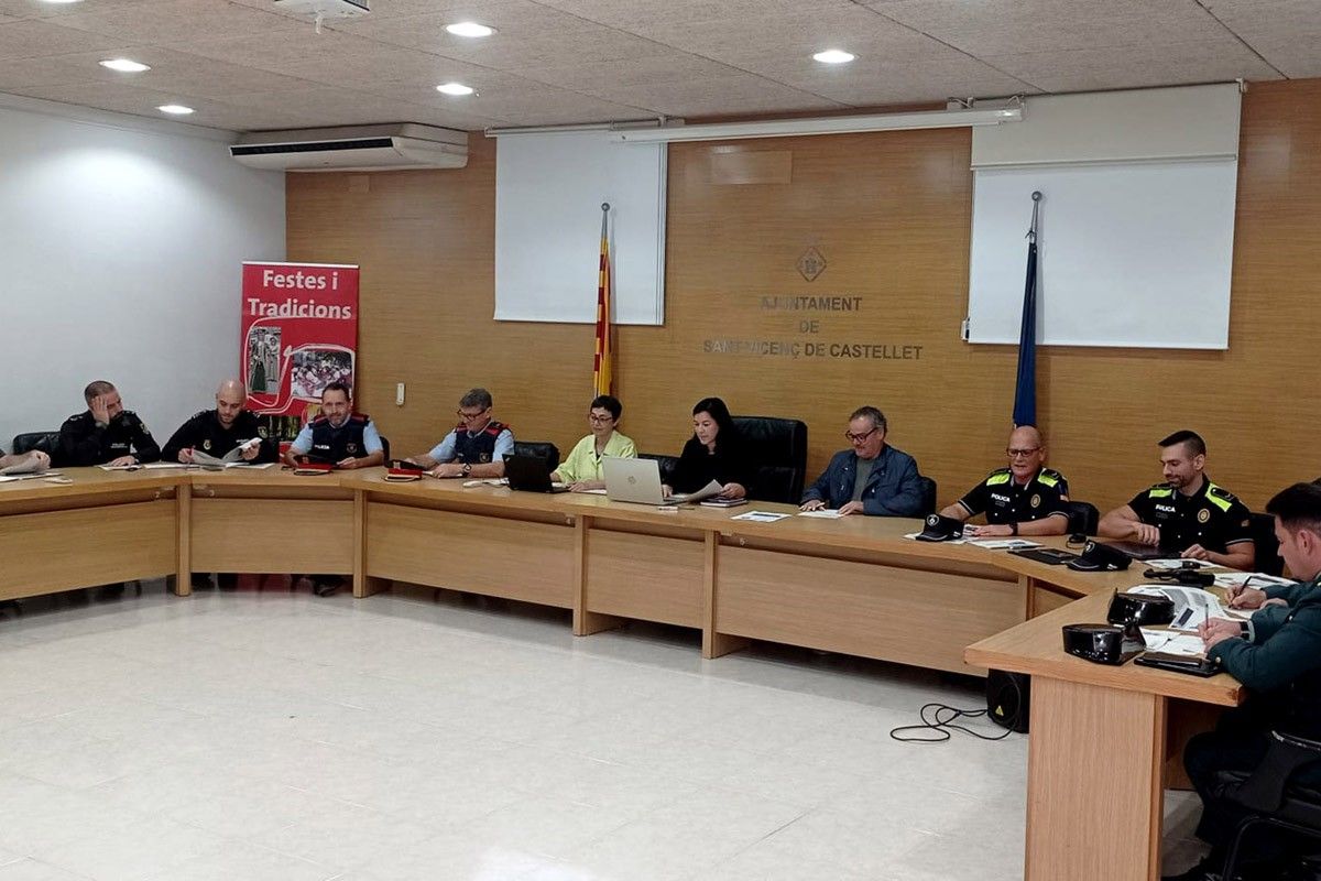 Reunió de la Junta de Seguretat Local de Sant Vicenç de Castellet