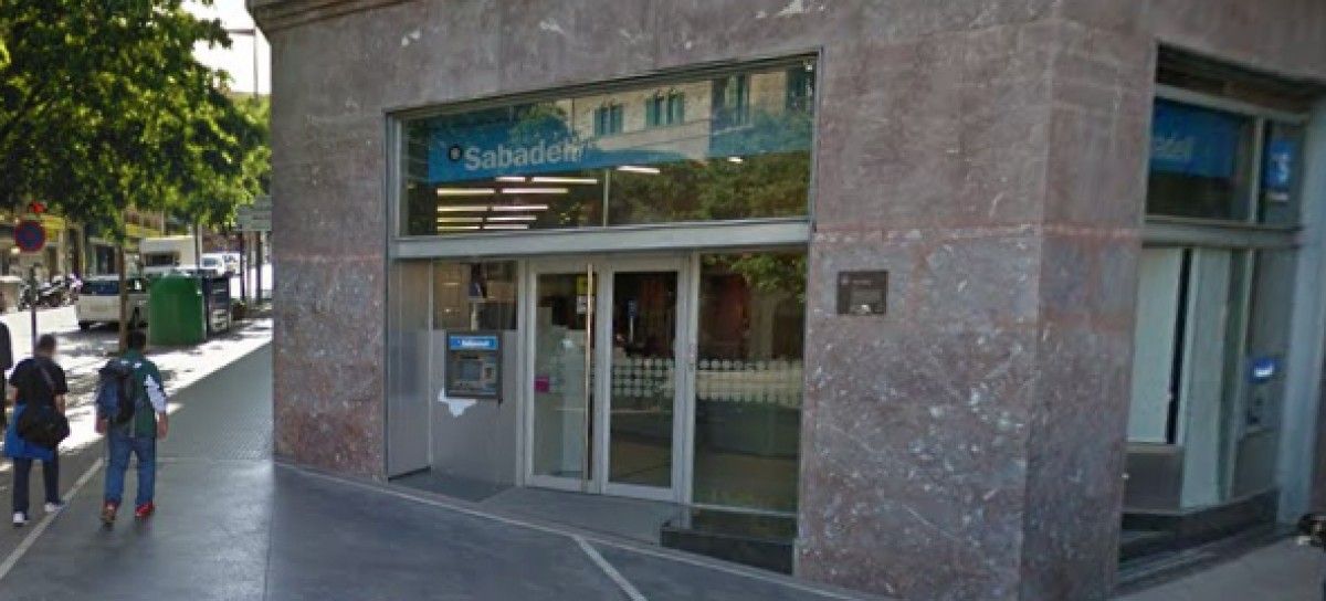 Oficina de Banc Sabadell a Can Jorba.