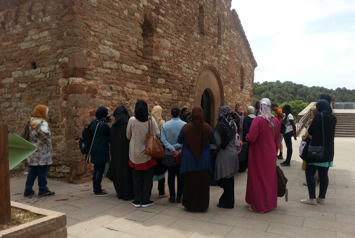 El grup de «Quedem» a Castellnou de Bages