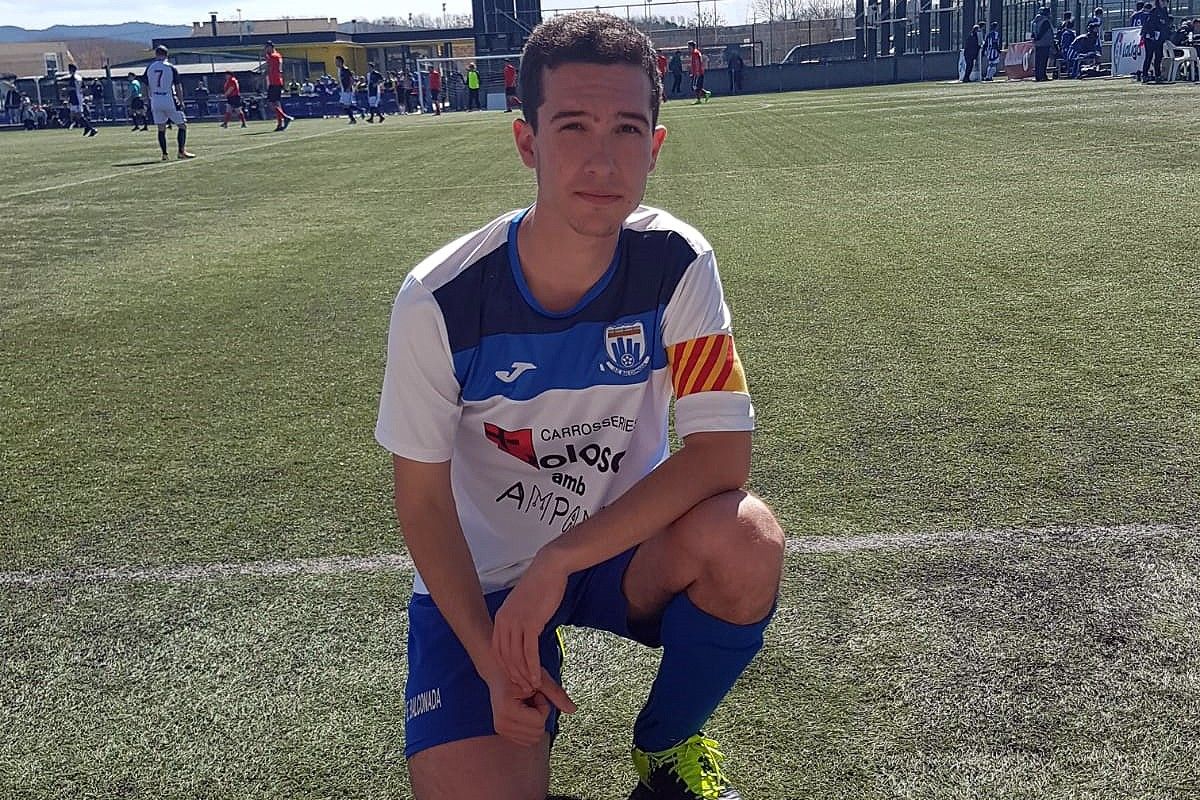 Pablo Sánchez, jugador del Club de Futbol La Balconada-Ampans