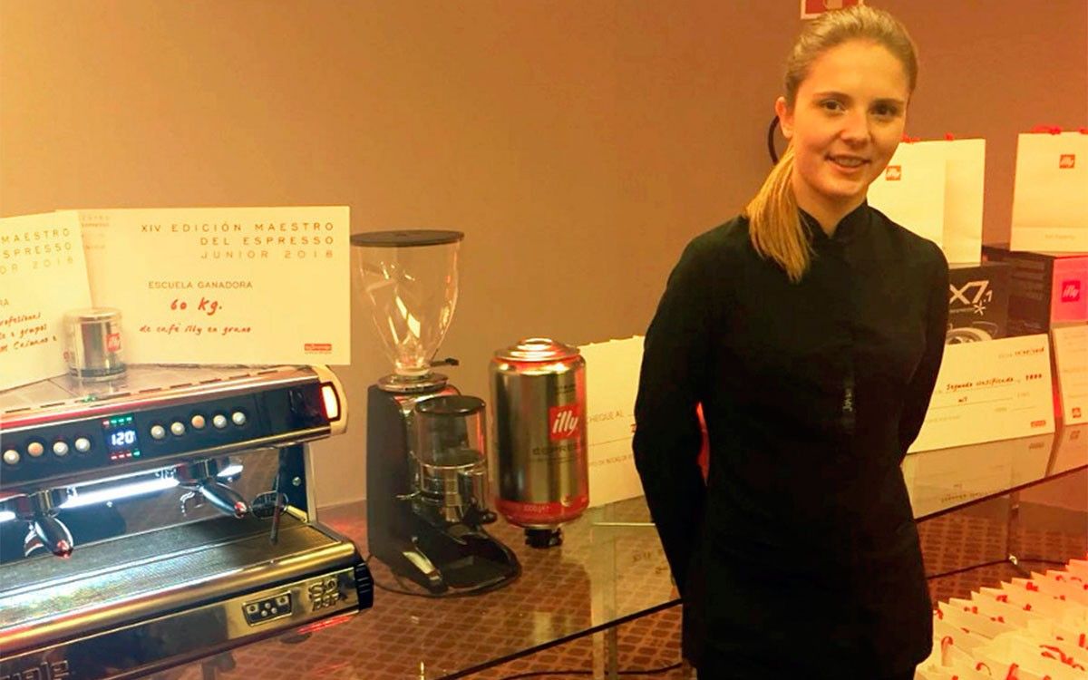 Laia Lázaro és la guanyadora del 2n premi del Concurs de Cafès Maestro del Expresso Junior