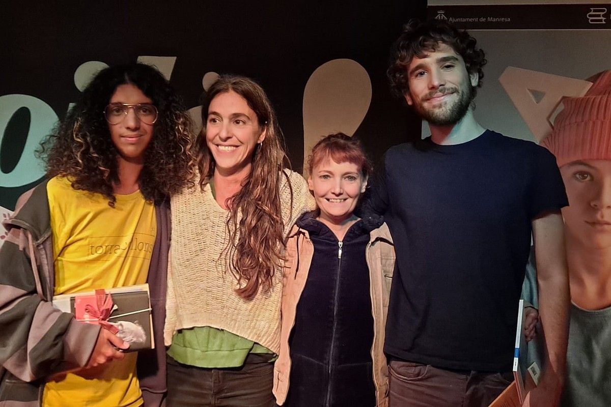 Els quatre finalistes del primer Slam Poetry Manresa
