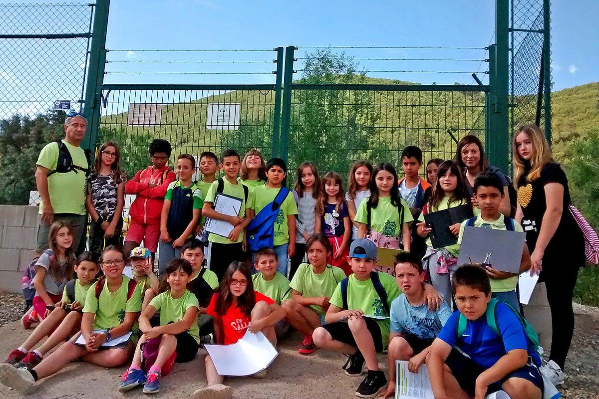 Alumnes que han participat al projecte Escola Verda de Súria