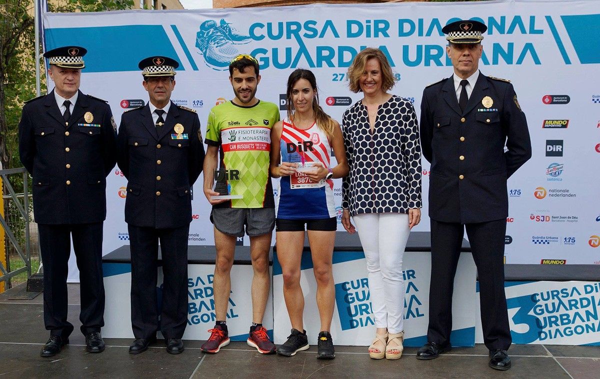 Lorena Cubillas, amb el seu trofeu