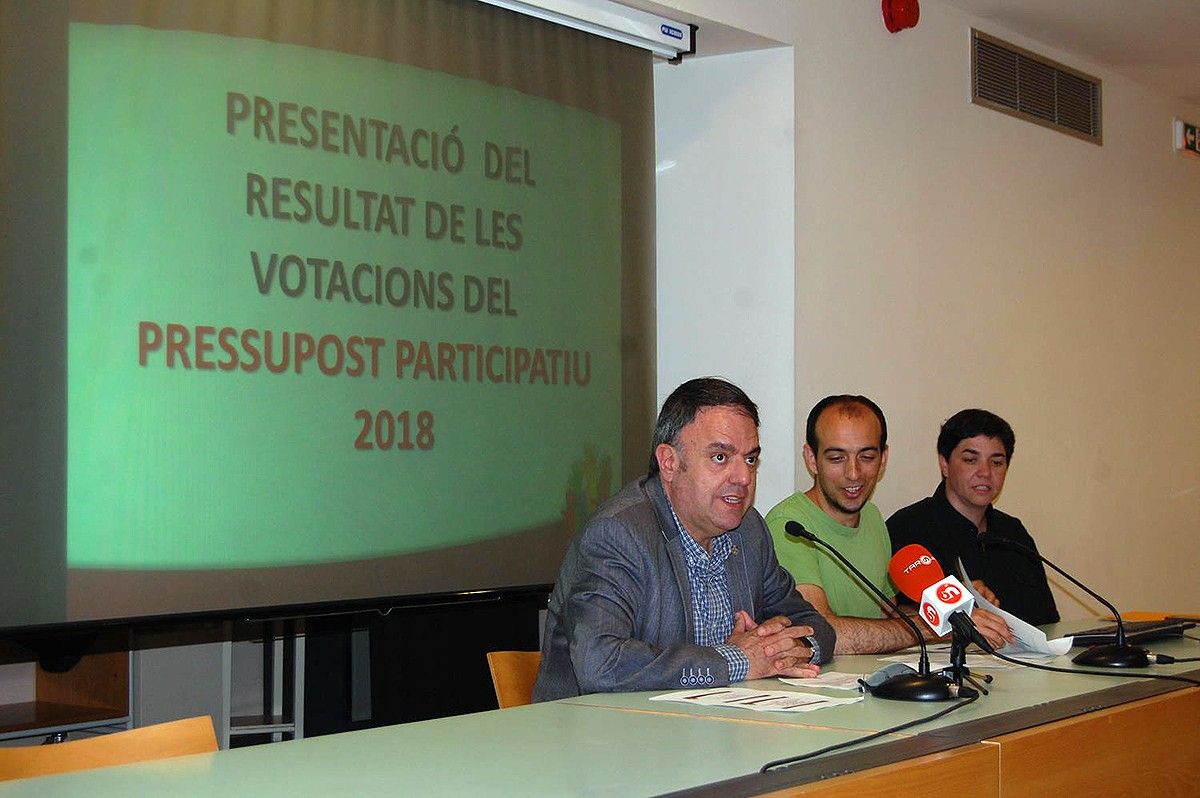 Presentació dels resultats del Pressupost participatiu, aquest dilluns, al Casino