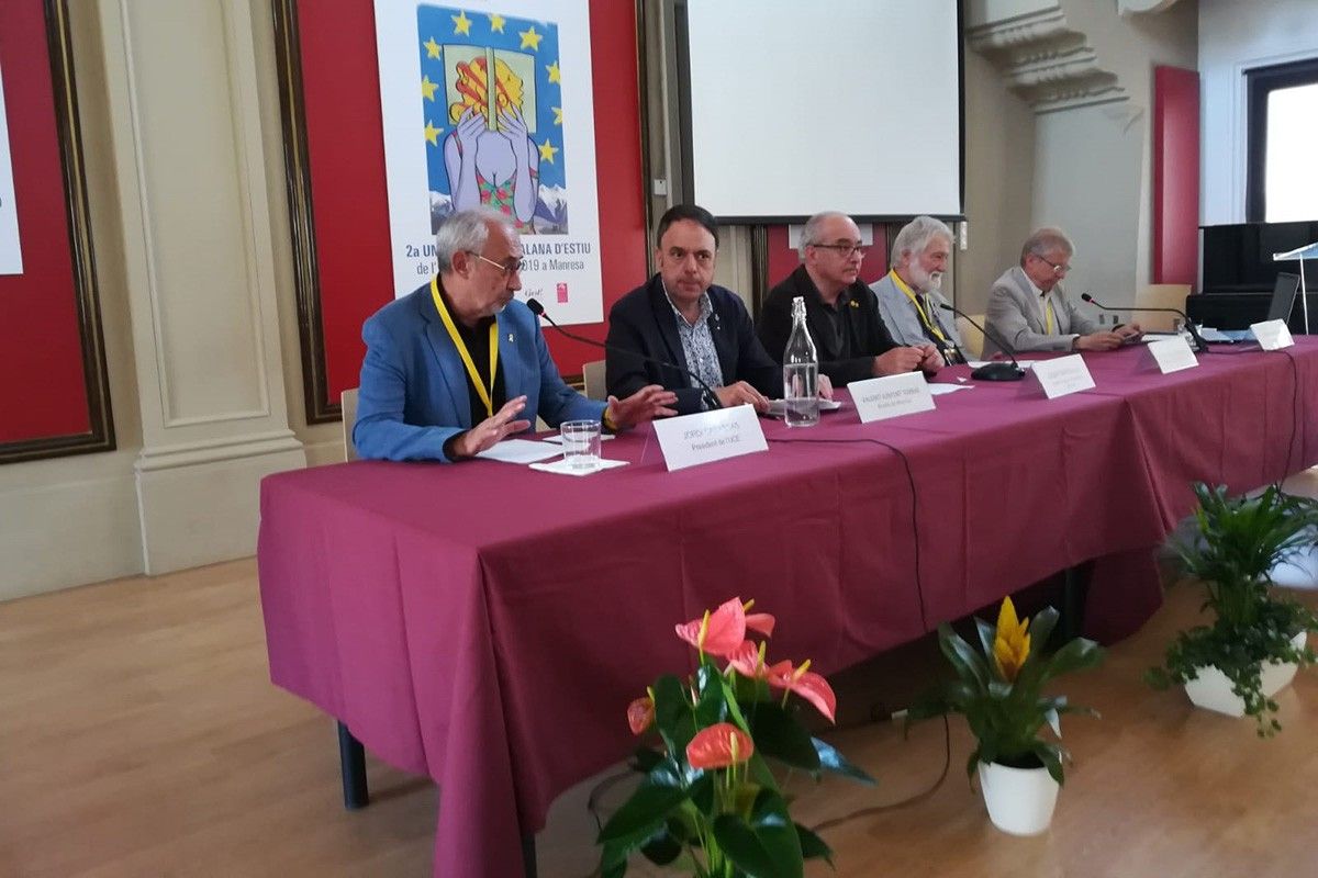 Cloenda de la segona Universitat Catalana d'Estiu a Manresa el 2019