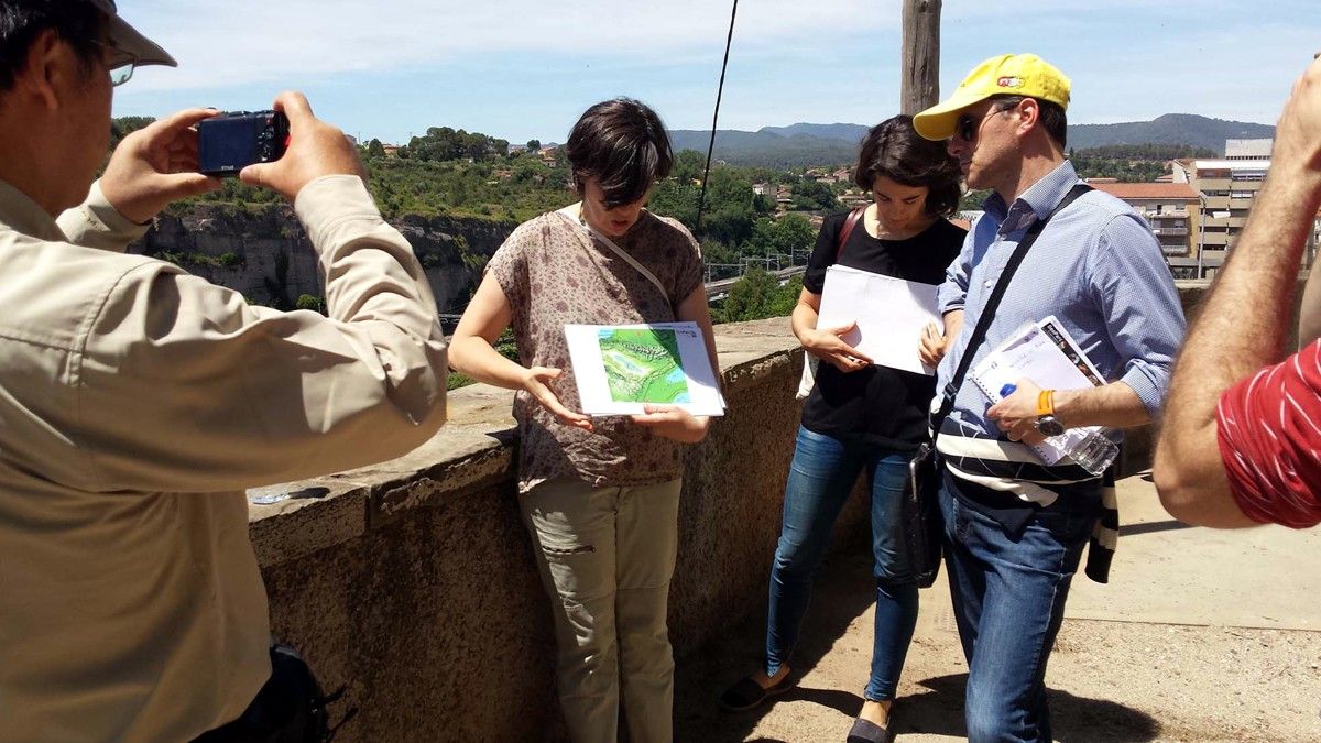 Els avaluadors de la Xarxa Mundial de Geoparcs a la Catalunya Central