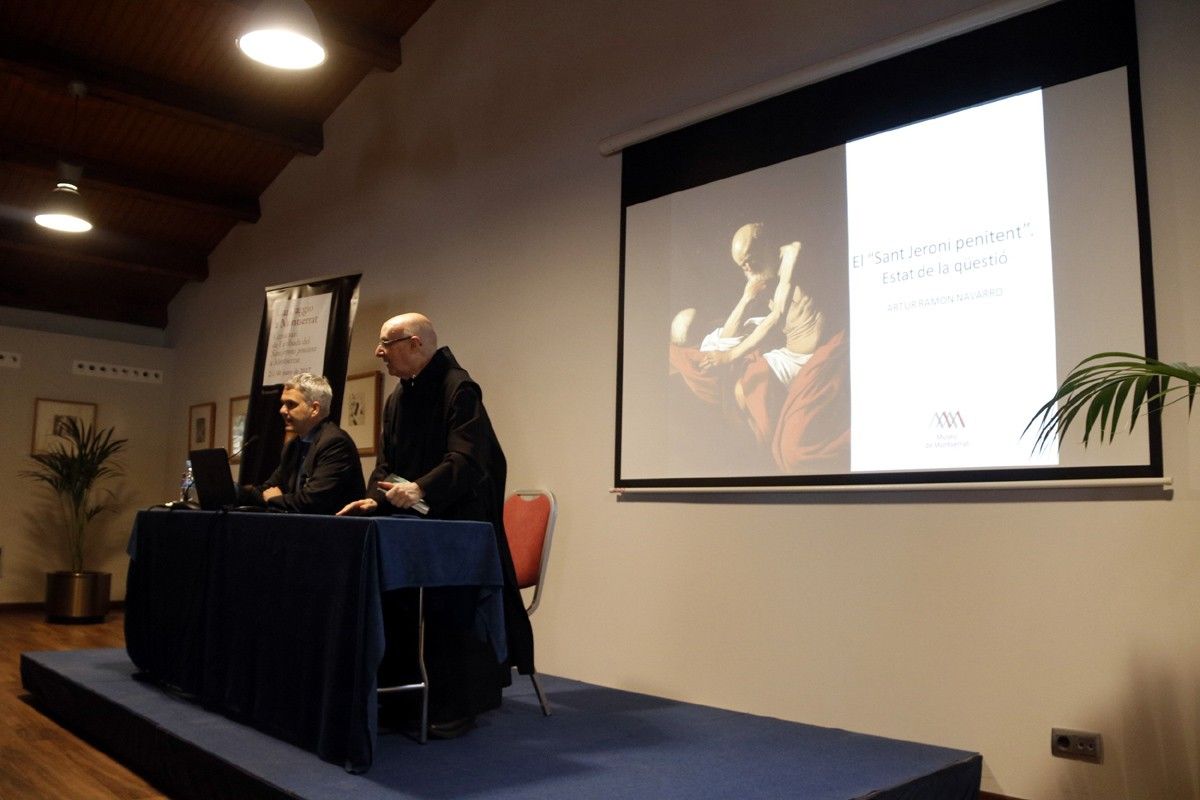 Inauguració de les jornades de Caravaggio a Montserrat