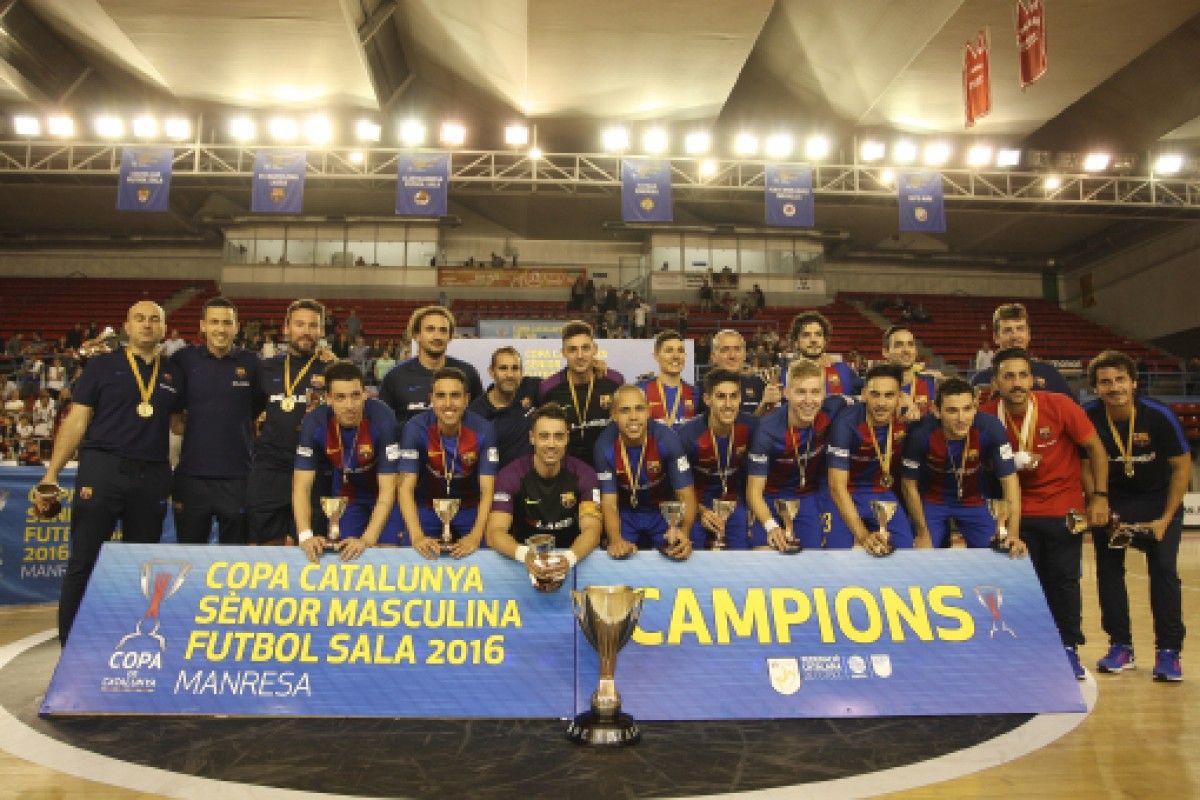 El FC Barcelona va guanyar la Copa Catalunya del 2016
