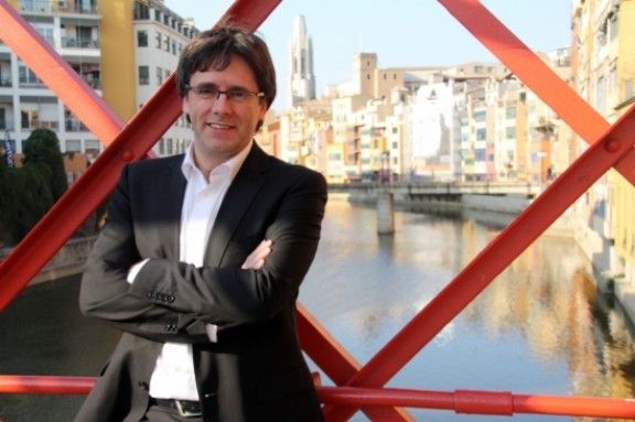 Carles Puigdemont encapçala per segona vegada la llista de CiU a Girona.