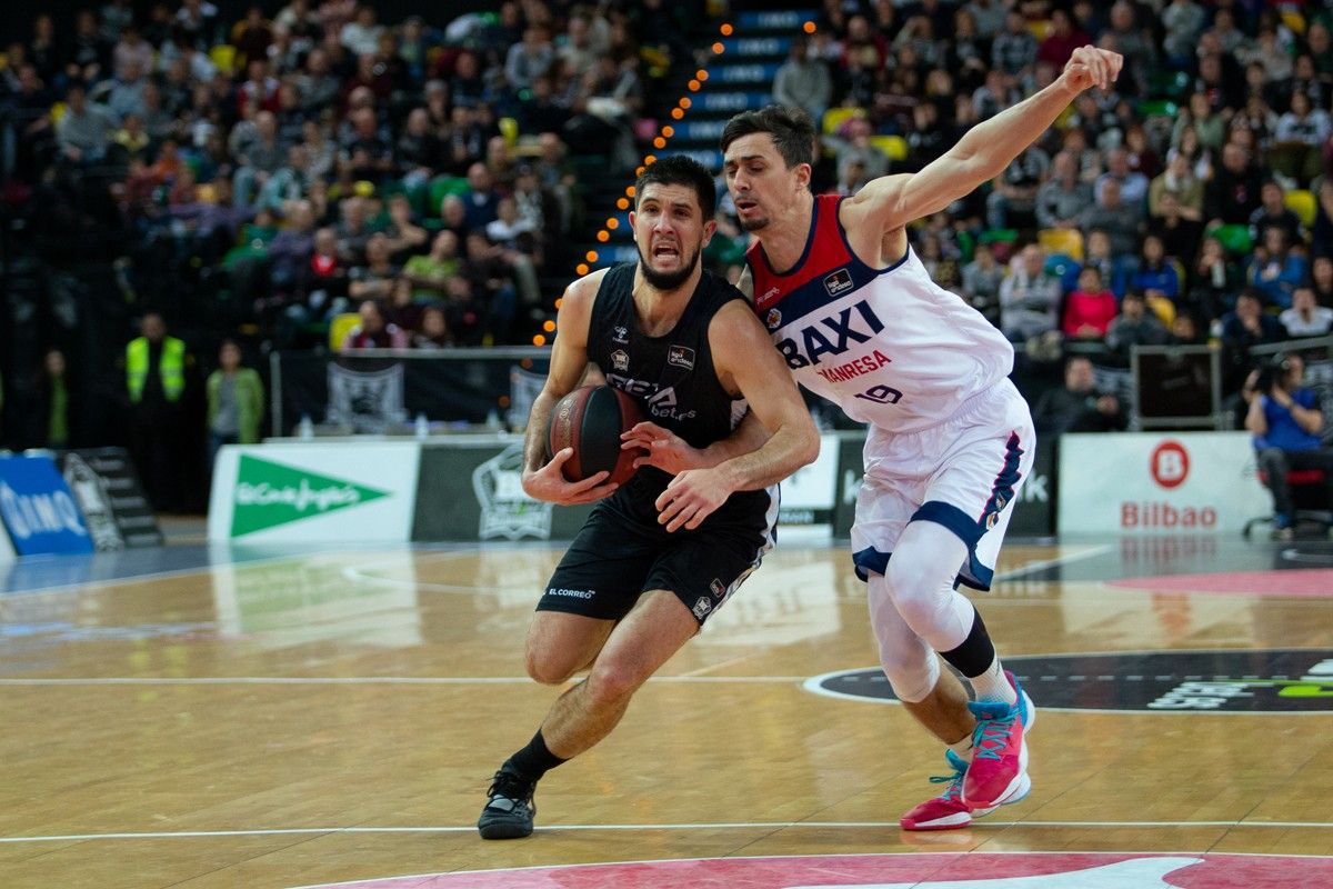 Imatge del Bilbao Basket - BAXI Manresa de la temporada passada
