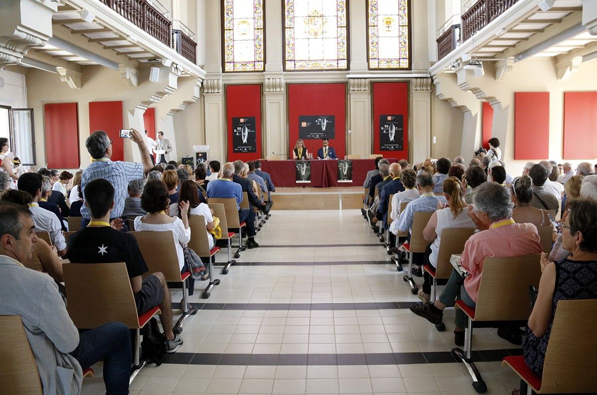 Aamer Anwar ha pronunciat la conferència inaugural de la Universitat Catalana d'Estiu a l'institut Lluís de Peguera