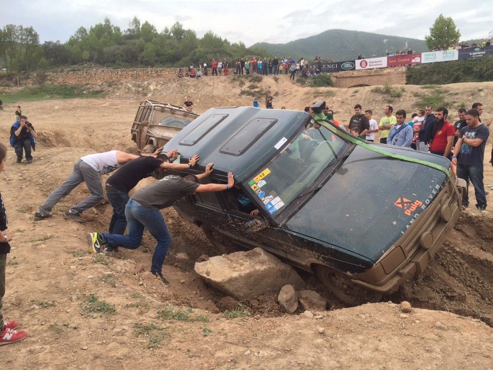 Els participants a la Land Rover Party han posat a prova els seus vehicles.