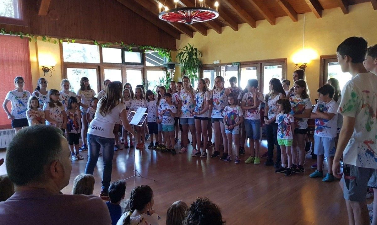Enguany s'han celebrat 20 anys de les colònies d'estiu de l'escola de música de Santpedor