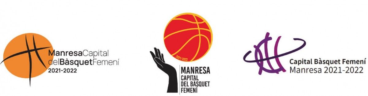 Logos finalistes per a Manresa, Capitalitat del Bàsquet Femení