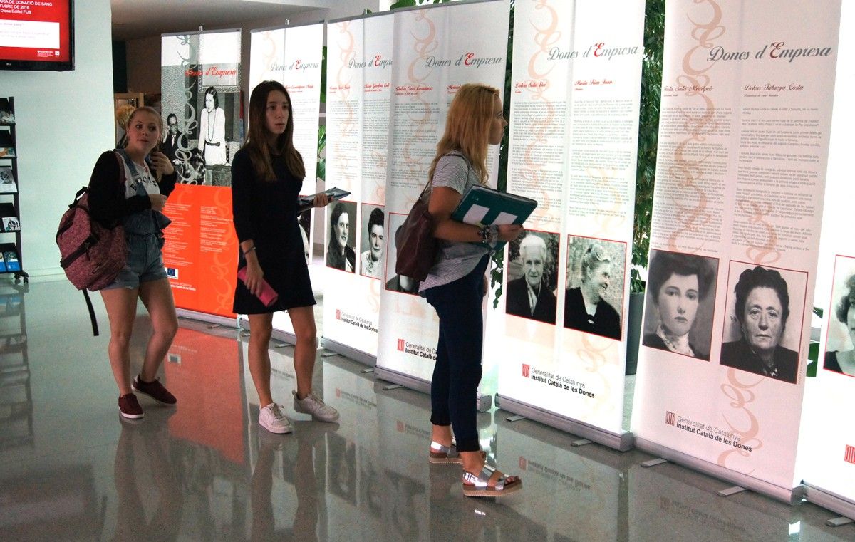 Exposició «Dones d'empresa» a la UManresa